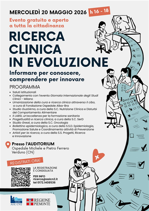 Incontro "Ricerca Clinica in Evoluzione" dell' ASL CN2