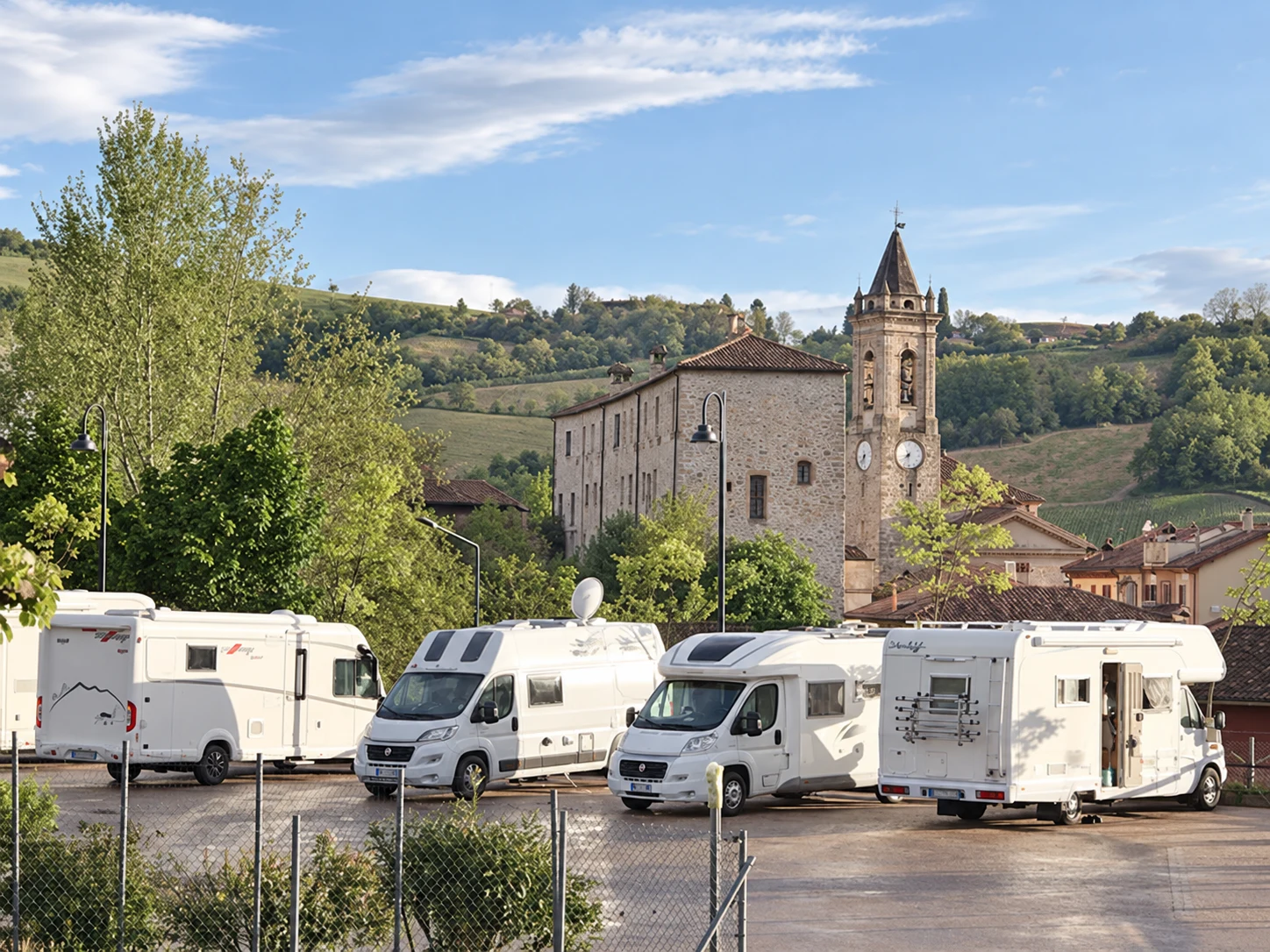 Riapertura area sosta camper